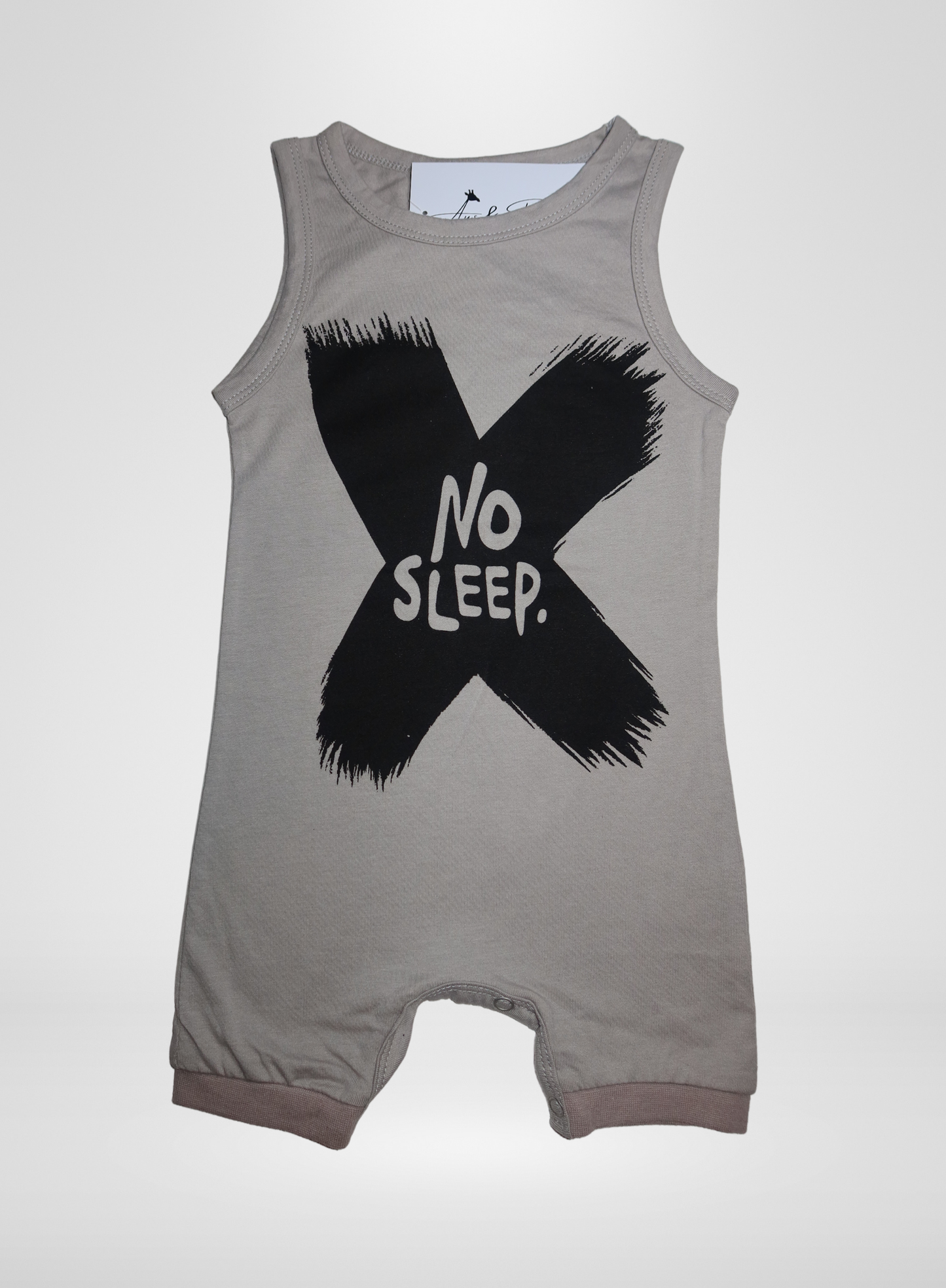 No Sleep Grey Onesie