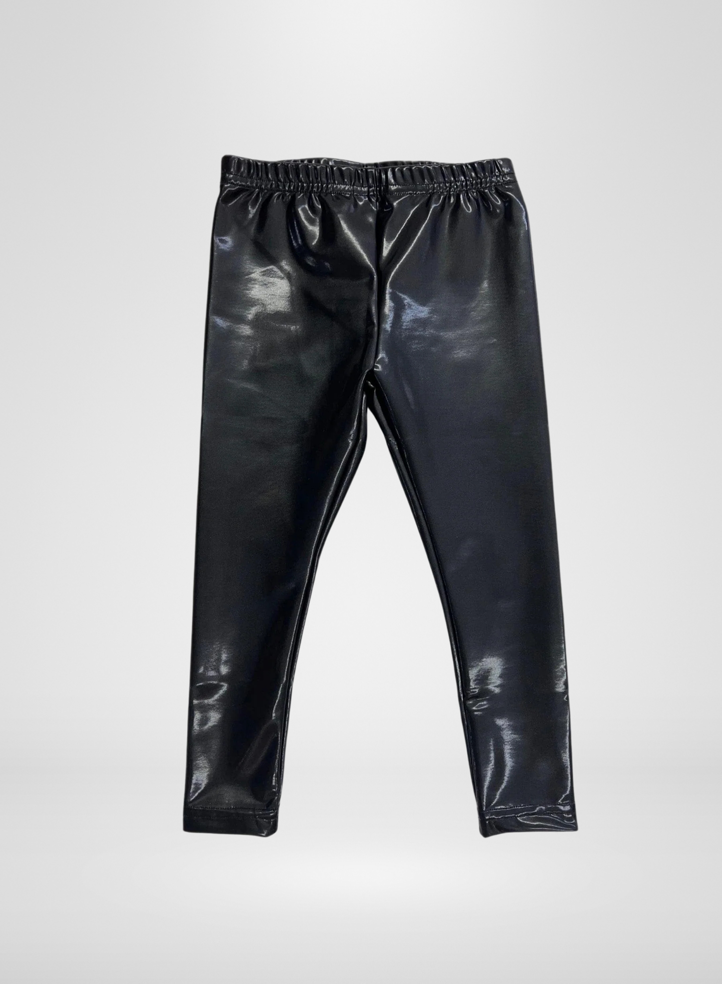 Black Faux Leather Legging