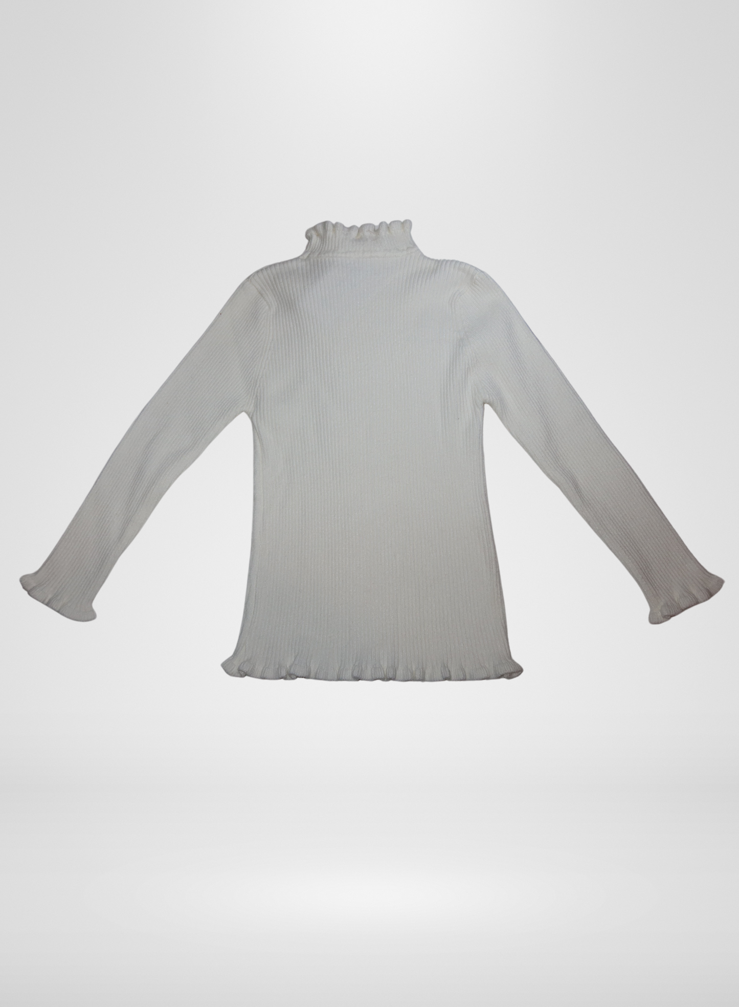 White Turtleneck Sweater