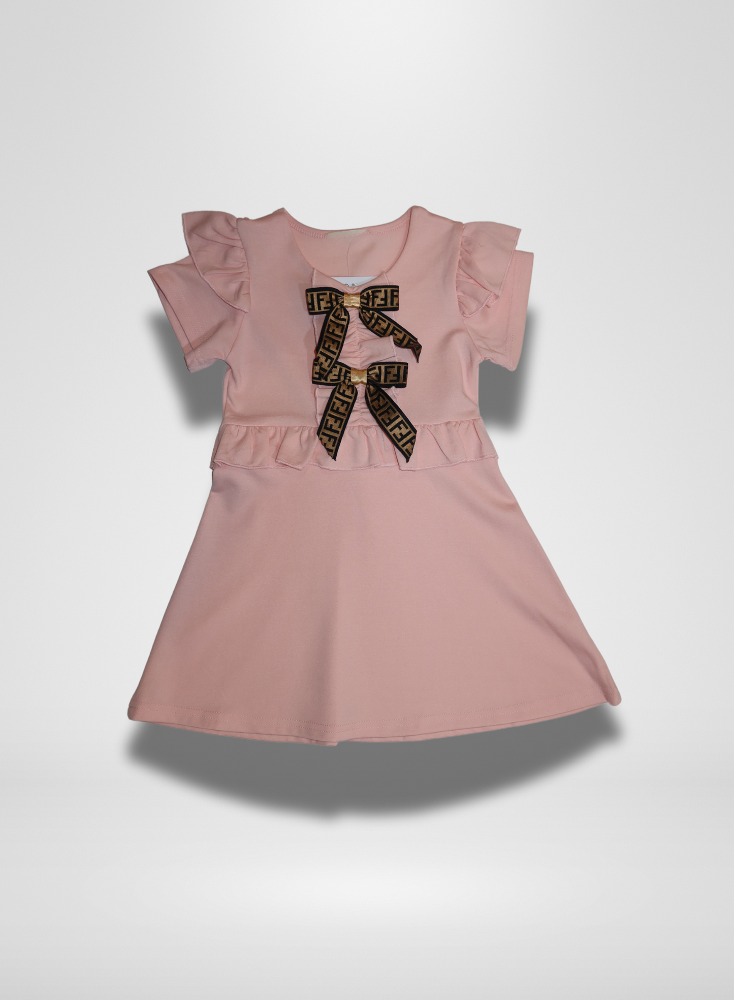 Pink Double Bow Dress