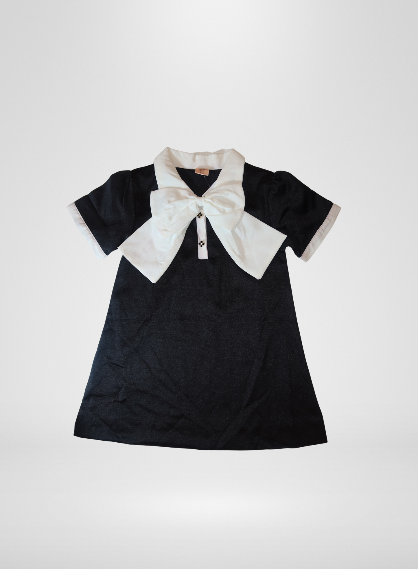 Black and White Bow Dress