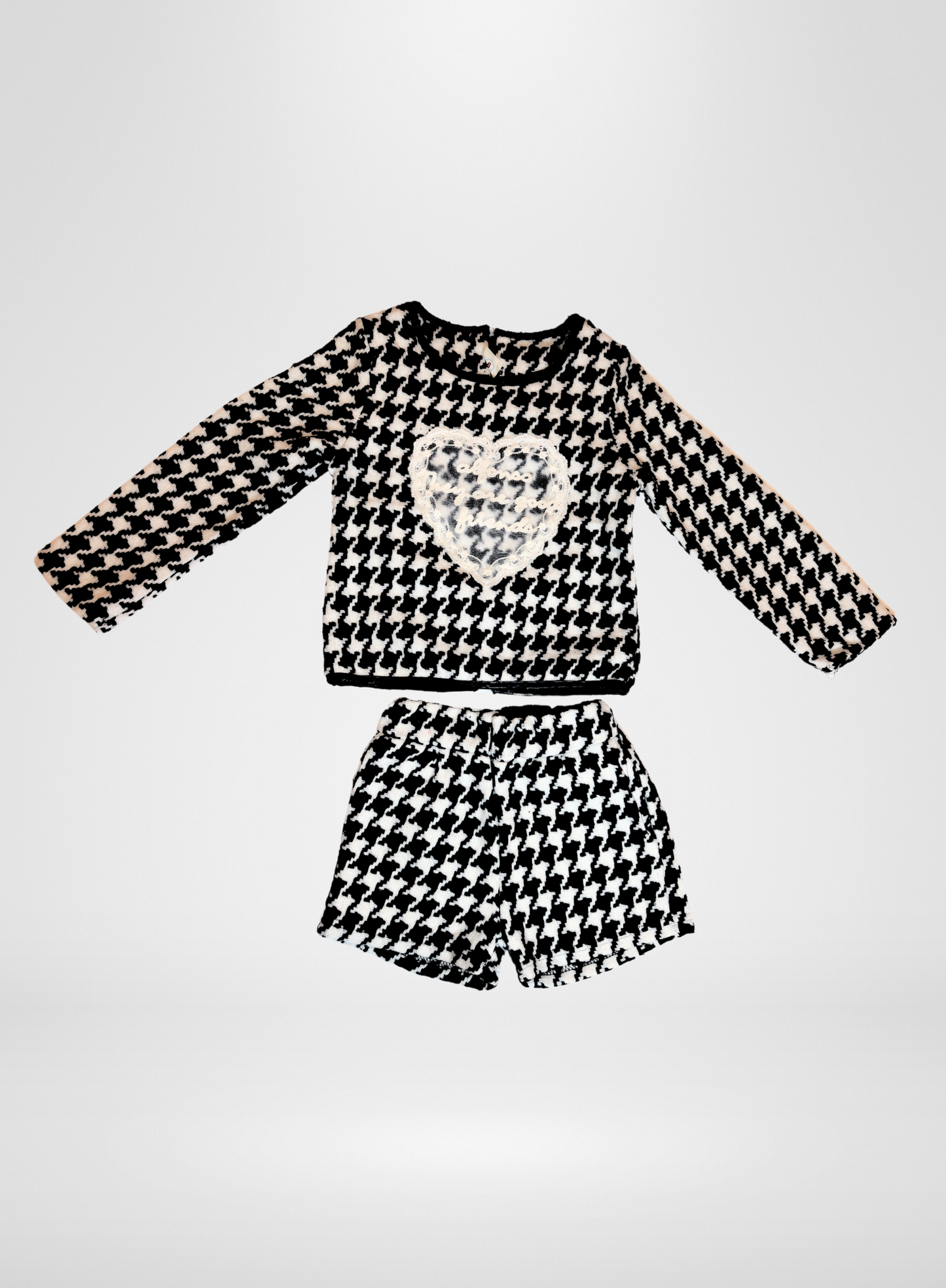 2 Piece Houndstooth
