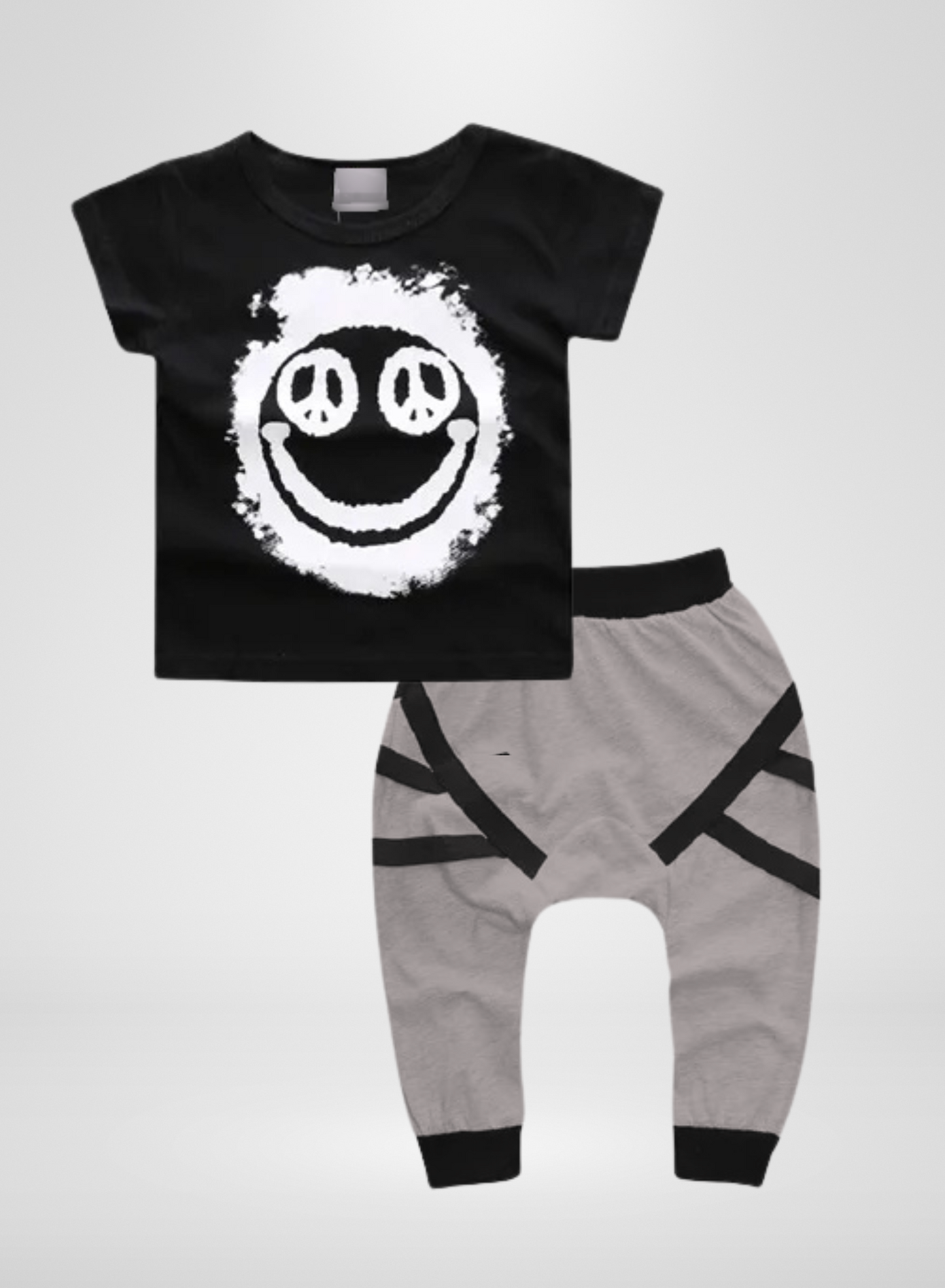 Boys Smiley 2pc Pants Set