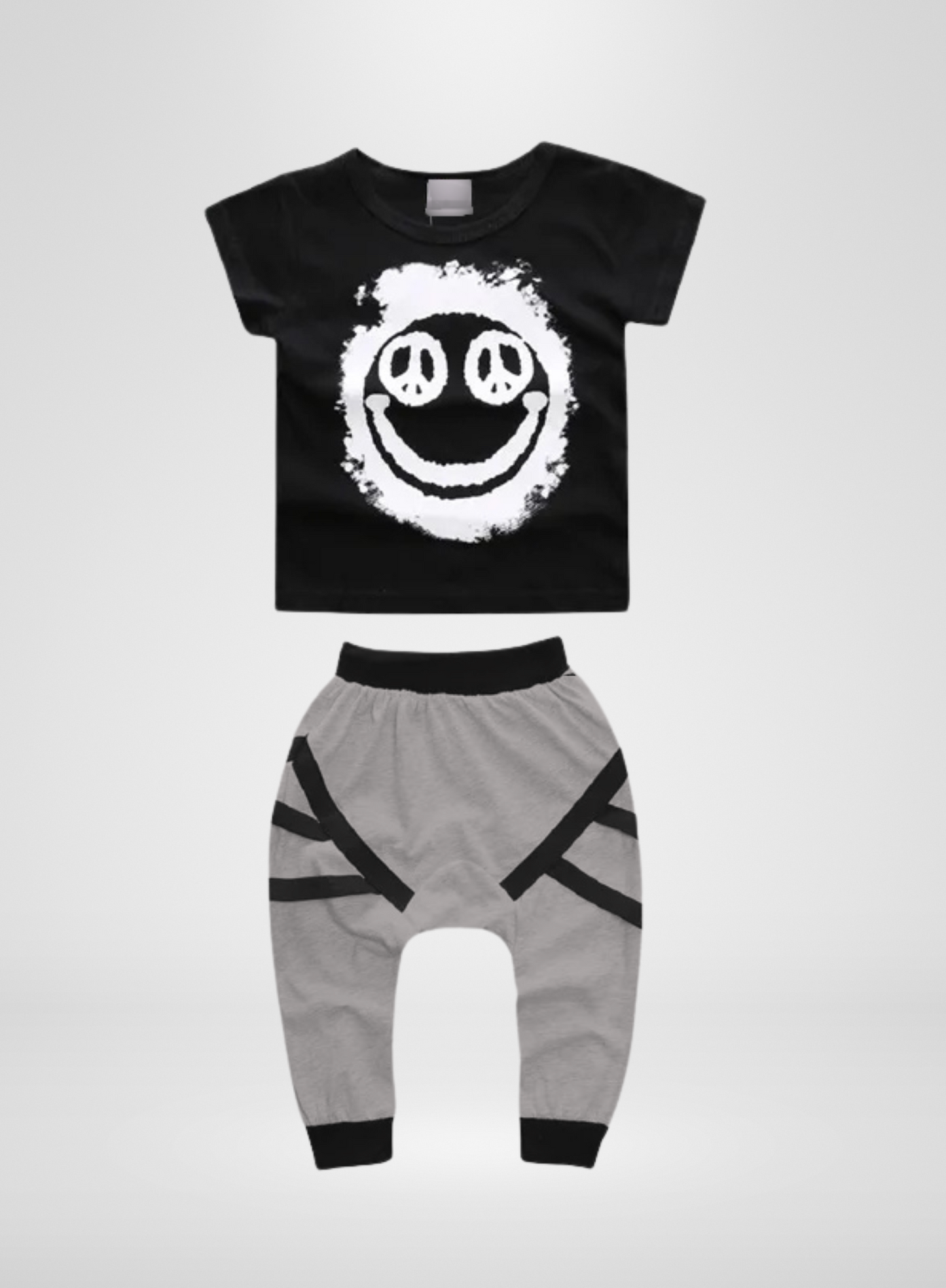 Boys Smiley 2pc Pants Set