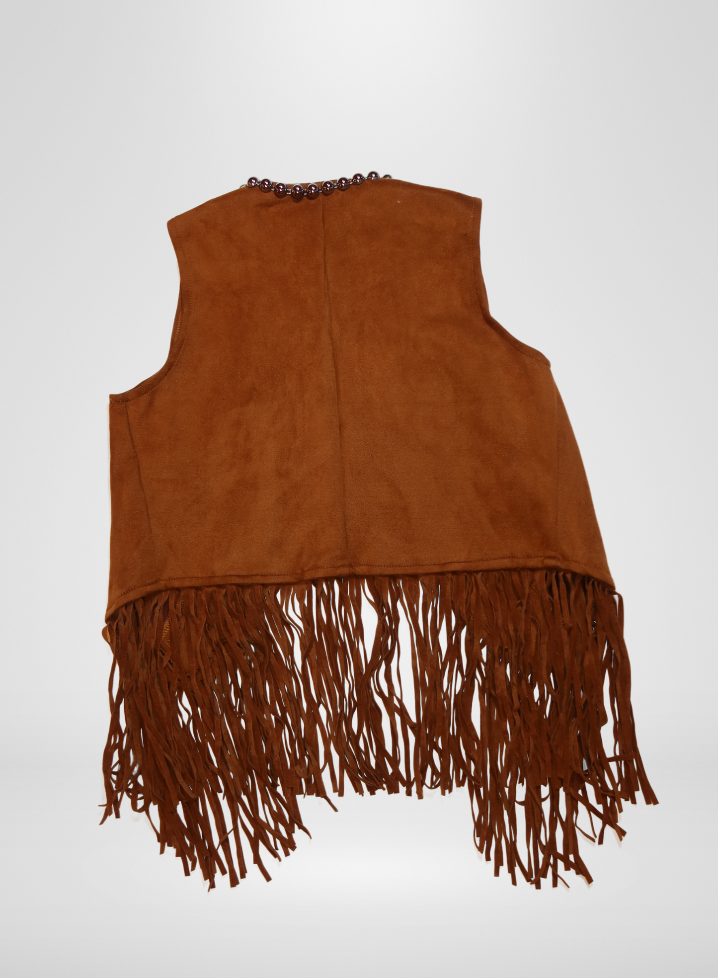 Brown Fringe Vest