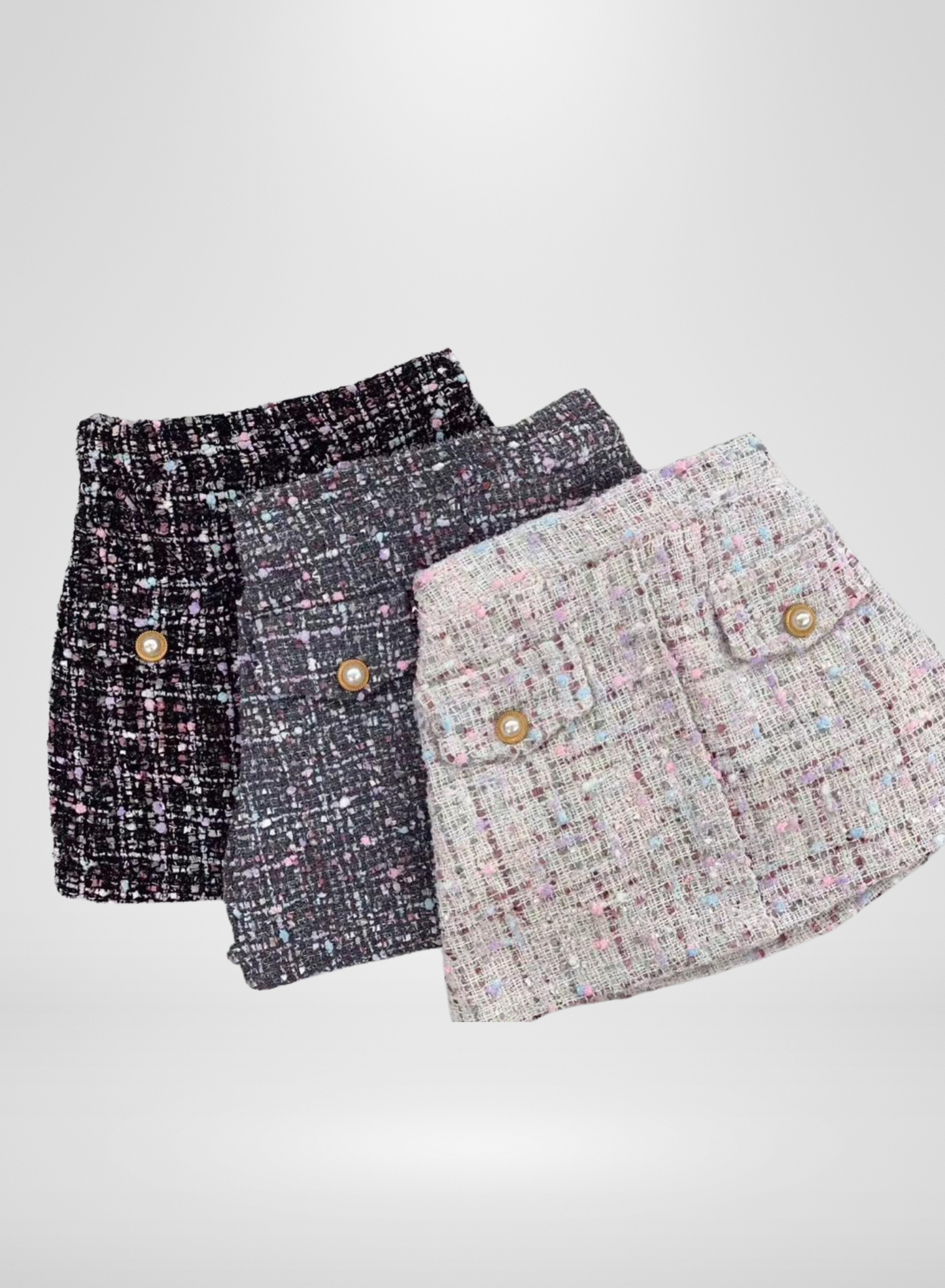 Black Tweed Skirt