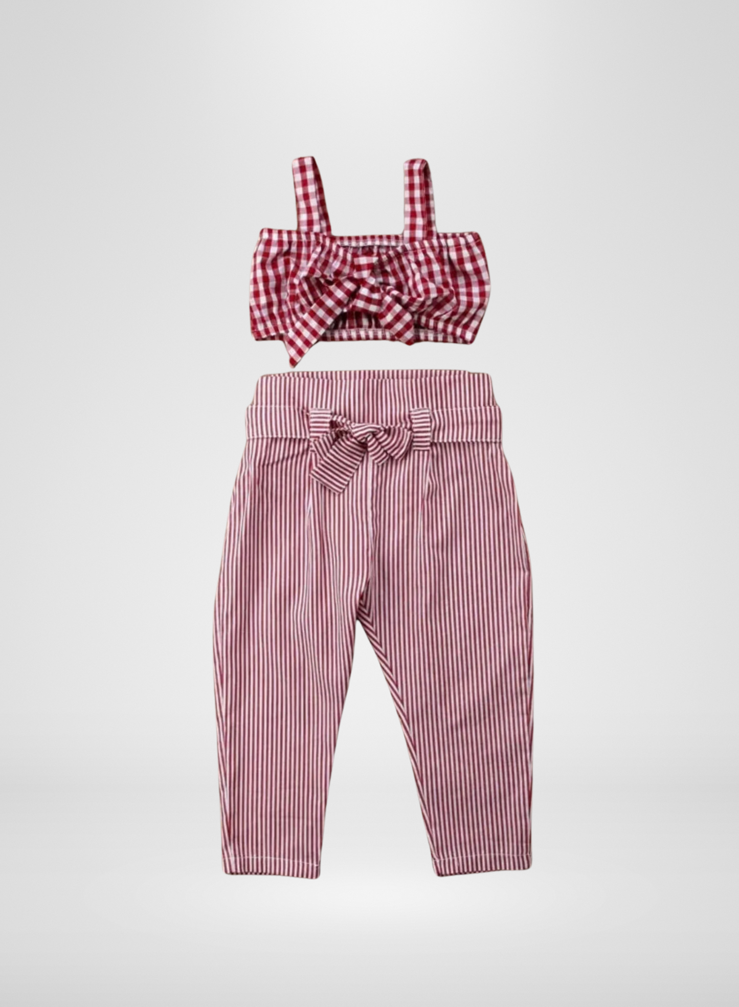 Red 2 Piece Pattern Set