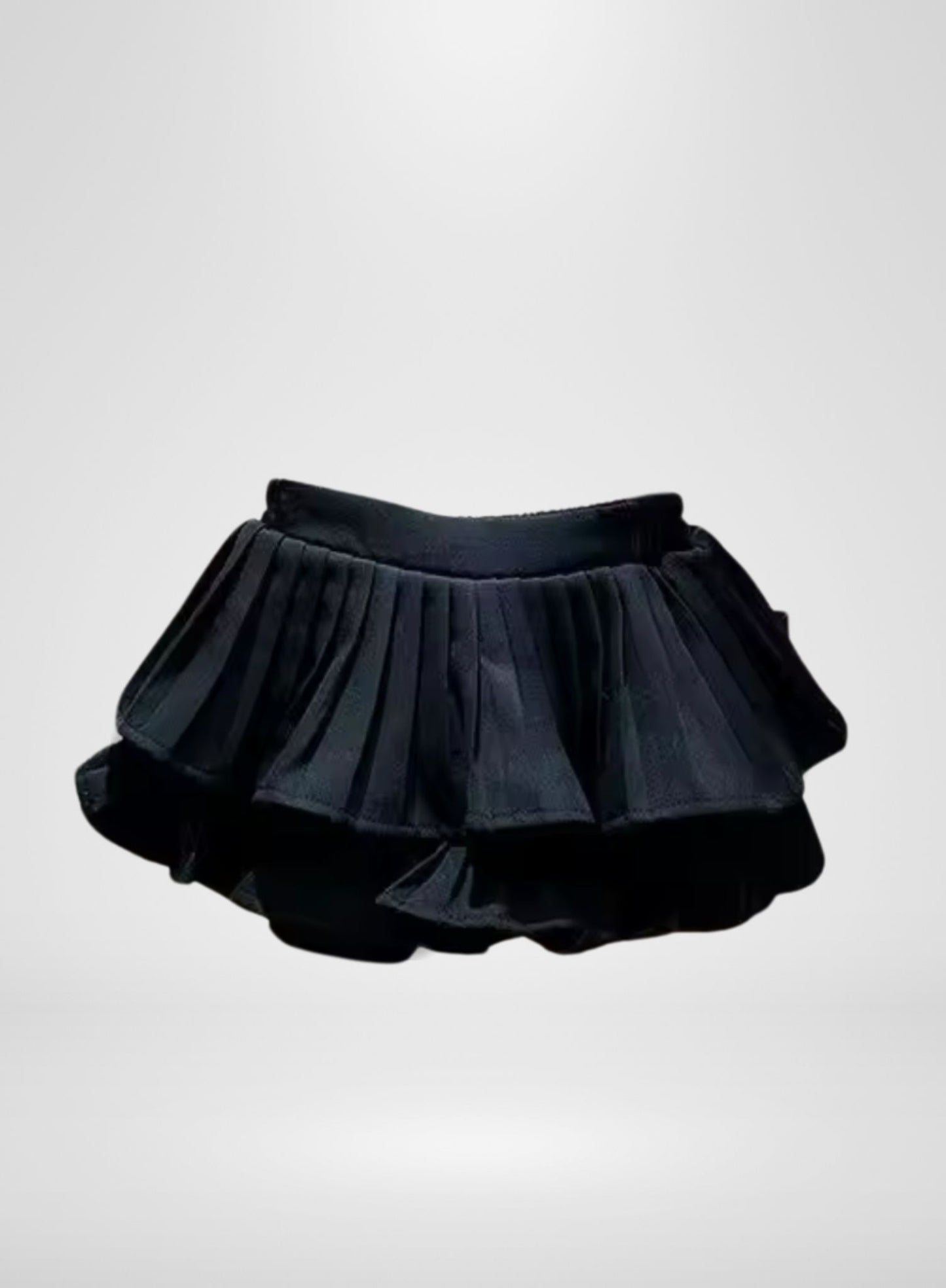 Black Ruffled Skirt