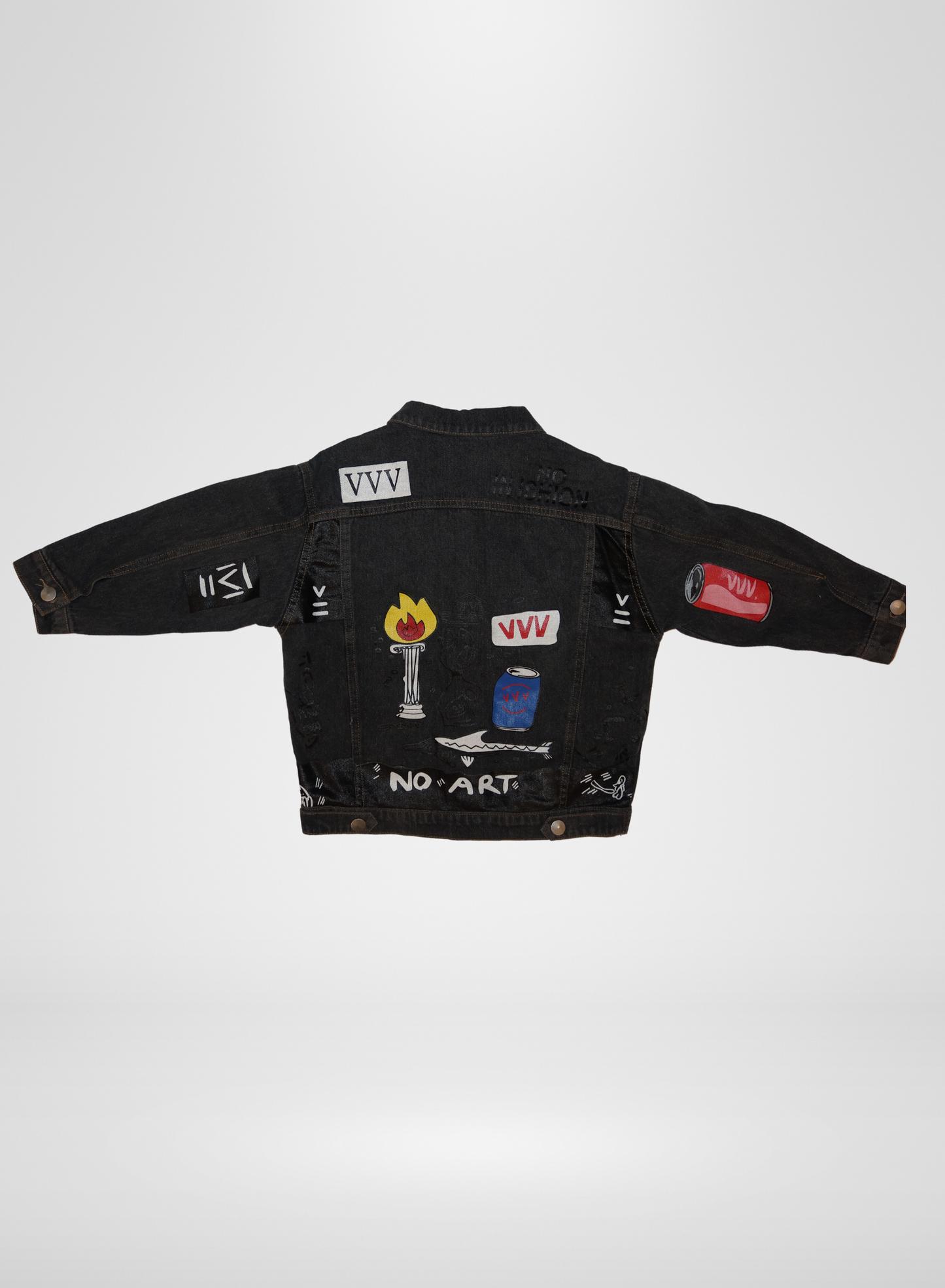 Boys Black Denim Jacket